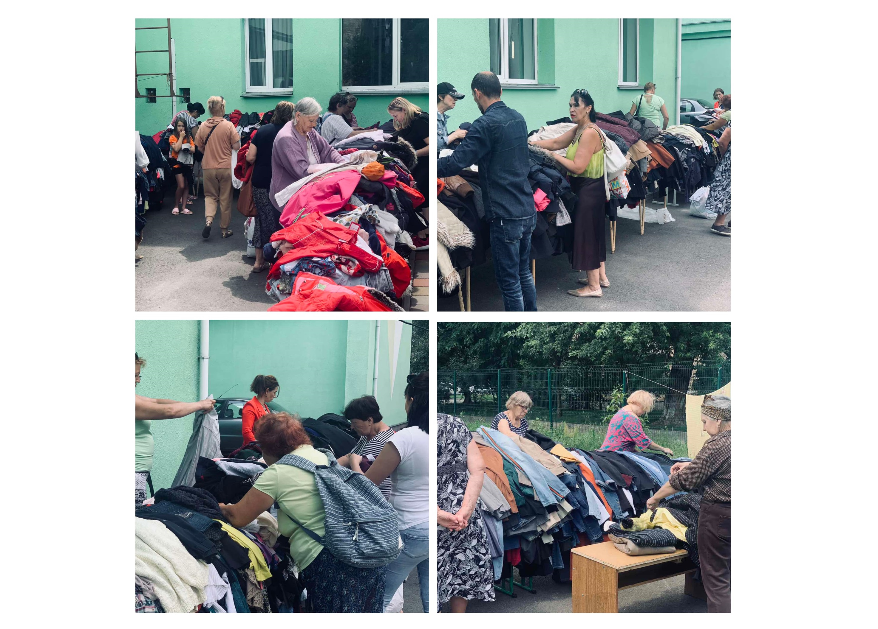 У Вишневому проходить видача гуманітарної допомоги